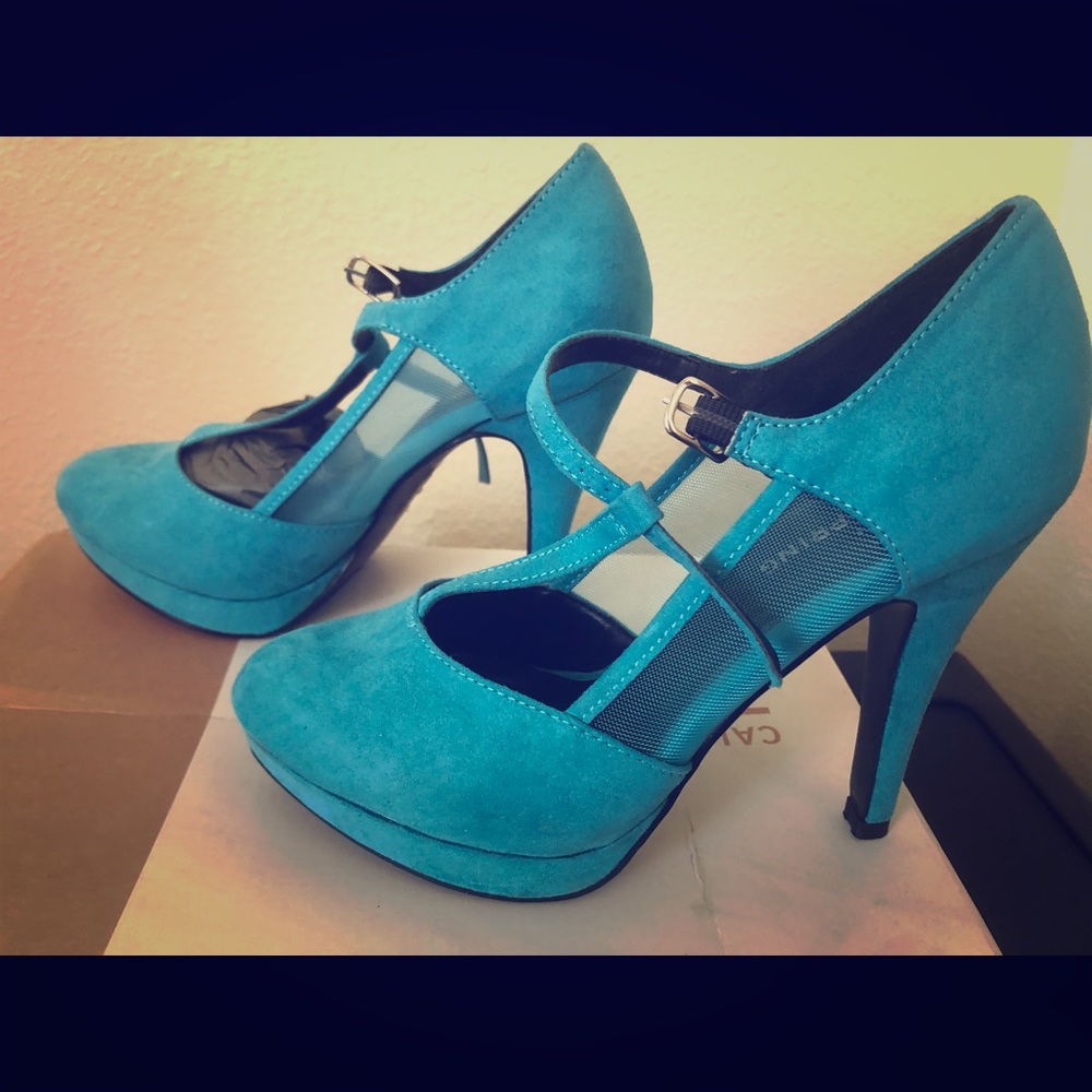 Call it Spring-Arangea Blue heels